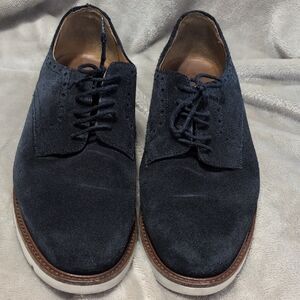 massimo dutti zapato casual picados marino azul shoes size 42/9